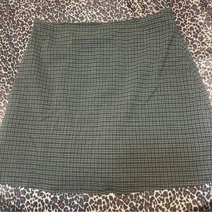 90s Grunge Exit Plus Mini Skirt